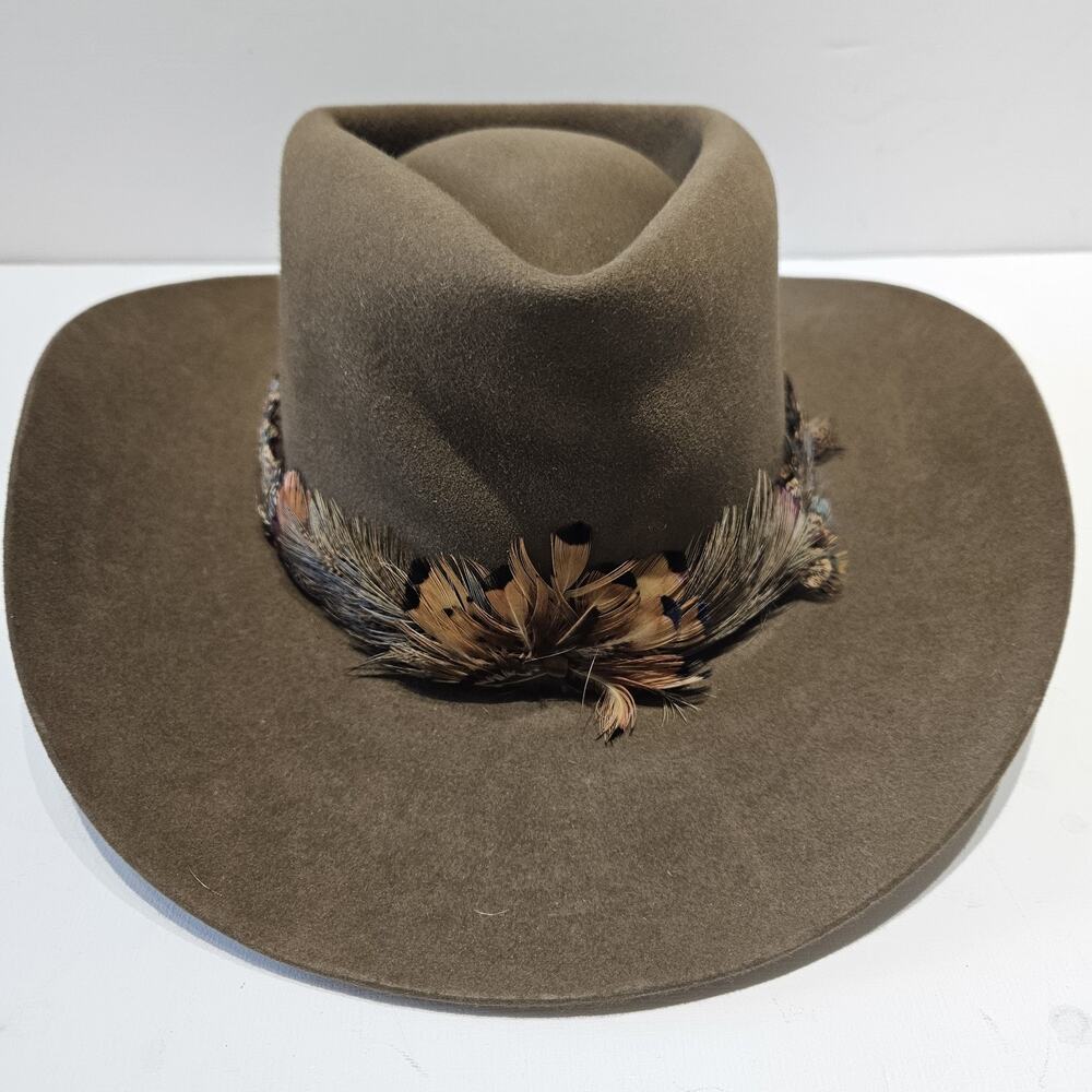 MEN'S DORIAN SAFARI WESTERN COWBOY HAT S. Africa Made Fast Eddie's Sz 7/57